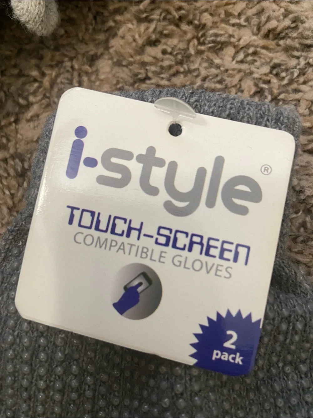 ❄️ Kids Touchscreen Mittens - Gray and Black